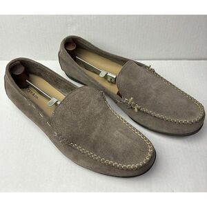 Frye and Co Driving Loafers Men's 12 Brown Suede Comfort Slip On Loafers*see Des